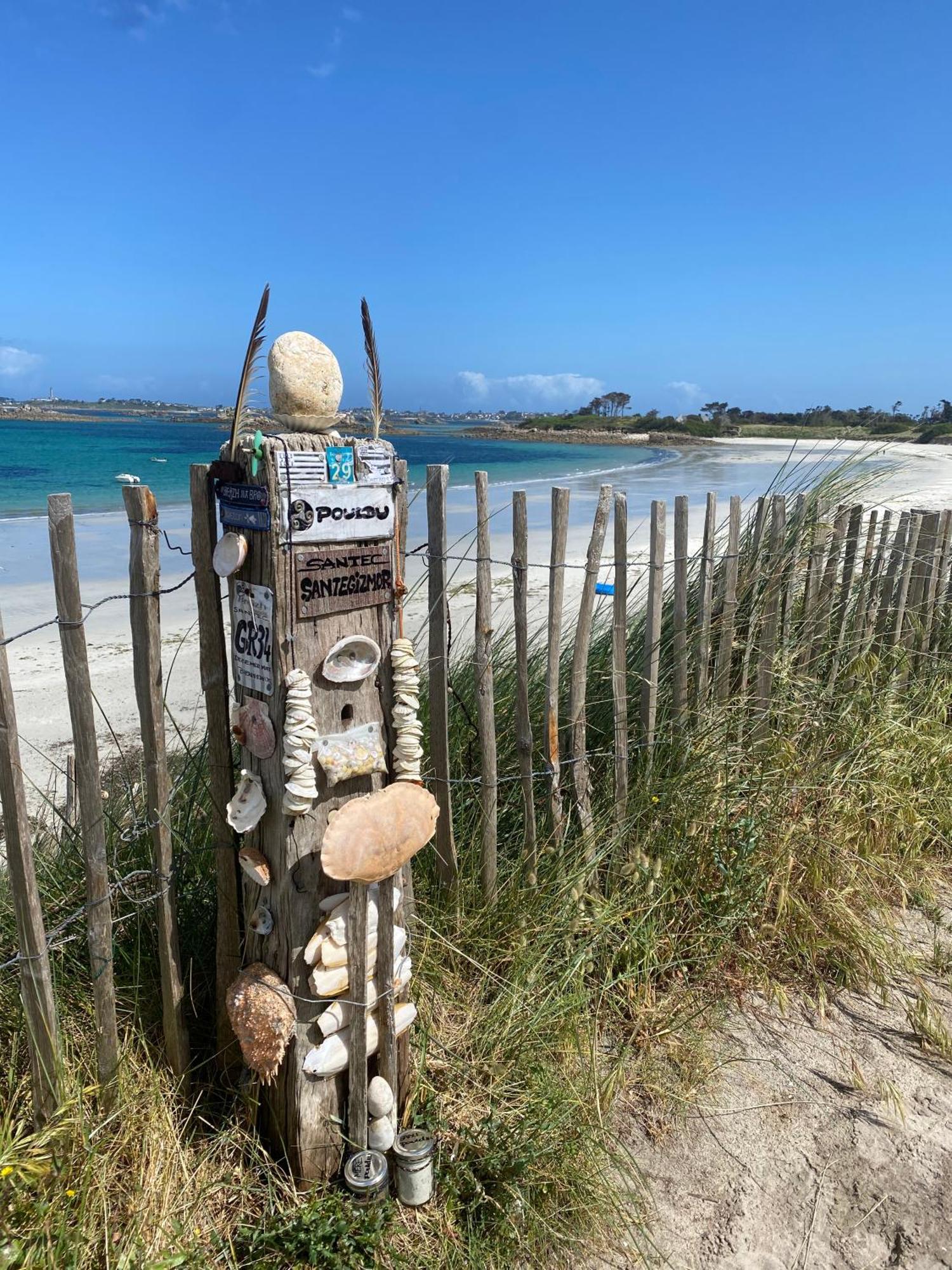 L'Escale 551, Gite Santec A 250M De La Plage Luaran gambar